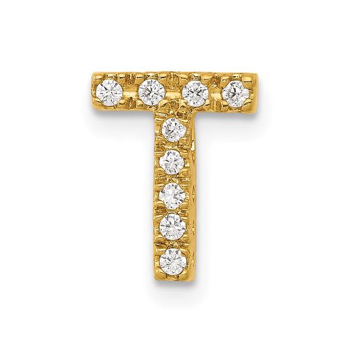 K Diamond Initial T Charm - Jewelry - Modalova