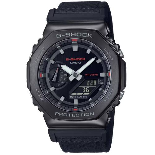 Men's Watch - G-Shock Black Analog-Digital Dial Resin Strap Alarm / GM2100CB-1A - Casio - Modalova