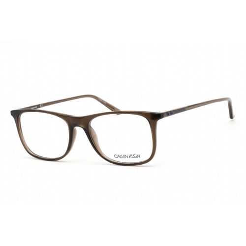 Men's Eyeglasses - Rectangular Crystal Dark Brown Frame / CK19513 201 - Calvin Klein - Modalova