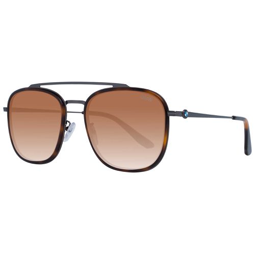 Men's Sunglasses - Havana Aviator Metal Full Rim Frame Brown Lens / BW0015 08F - BMW - Modalova