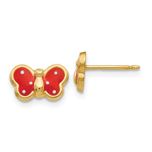K Enameled Butterfly Earrings - Jewelry - Modalova