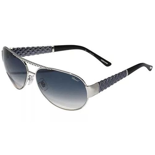 Women's Sunglasses - Shiny Palladium Acetate Frame / SCH994-0579-63-13-130 - Chopard - Modalova