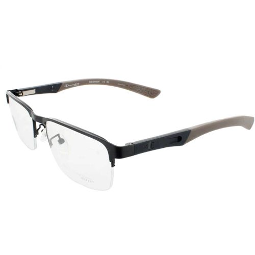Men's Eyeglasses - Demo Lens Matte Slate Half Rim Frame / CUMAKE200UFCA C03 - Champion - Modalova