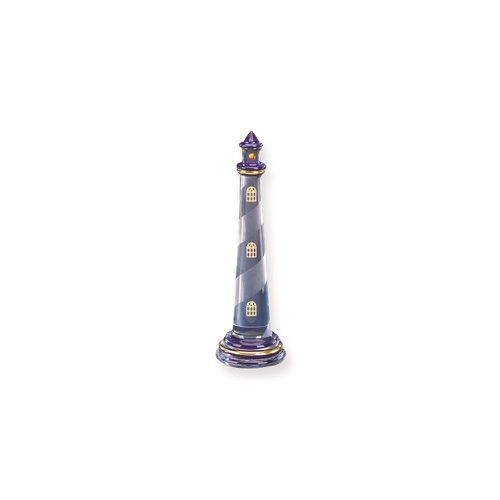 Blue Lighthouse Glass Figurine - Jewelry - Modalova
