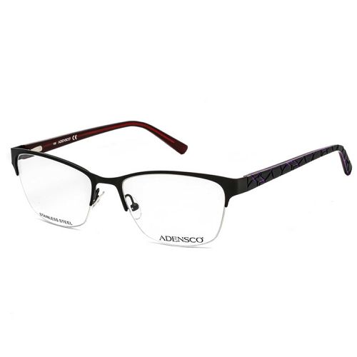 Women's Eyeglasses - Half Rim Rectangular Frame Demo Lens / Ad 221 0003 00 - Adensco - Modalova