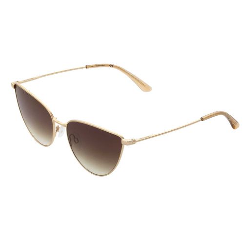Women's Sunglasses - Shiny Gold Cat Eye Metal Frame / CK20136S 717 - Calvin Klein - Modalova