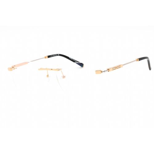 Men's Eyeglasses - Rimless Shiny Gold/Silver Titanium Frame / PC75104 C03 - Charriol - Modalova