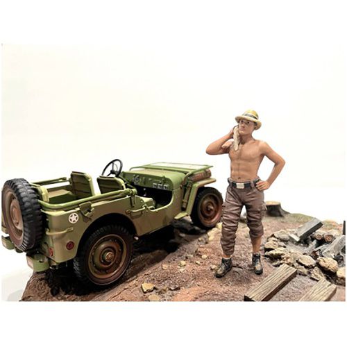 Figure 1 for 1/18 Scale Models - 4X4 Mechanic - American Diorama - Modalova