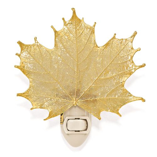 K Gold Dipped Sugar Maple Leaf Nightlight - Jewelry - Modalova