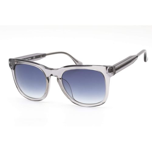 Women's Sunglasses - Grey Square Frame Blue Gradient Lens / CK4326SA 040 - Calvin Klein - Modalova