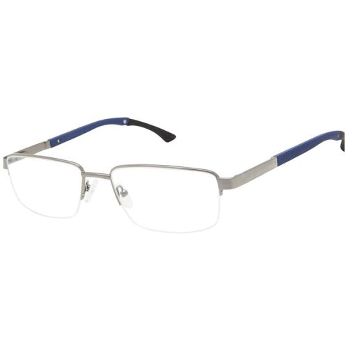 Men's Eyeglasses - Demo Lens Matte Gunmetal Rectangular Frame / CUTRIAD C03 - Champion - Modalova