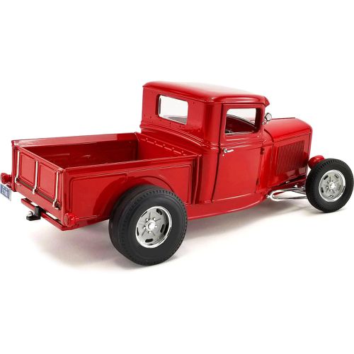 Diecast Model Car - 1932 Ford Hot Rod Pickup Truck Red Limited Edition - ACME - Modalova