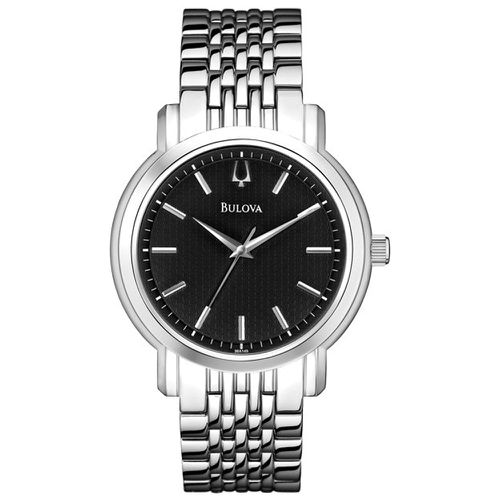 A149 Men's Black Dial Stainless Steel Bracelet Watch - Bulova - Modalova