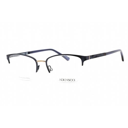 Women's Eyeglasses - Half Rim Matte Blue Cat Eye Shape Frame / AD 243 0FLL 00 - Adensco - Modalova