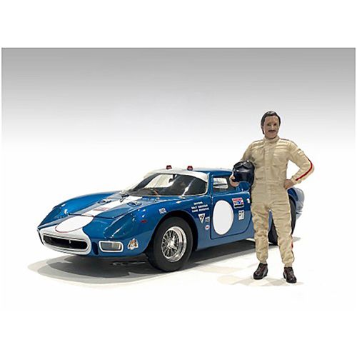Figure B - Racing Legends 60's Polyresin for 1/18 Scale Models - American Diorama - Modalova