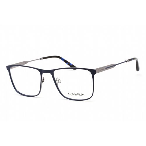 Unisex Eyeglasses - Matte Navy Plastic Rectangular Frame / CK20129 410 - Calvin Klein - Modalova