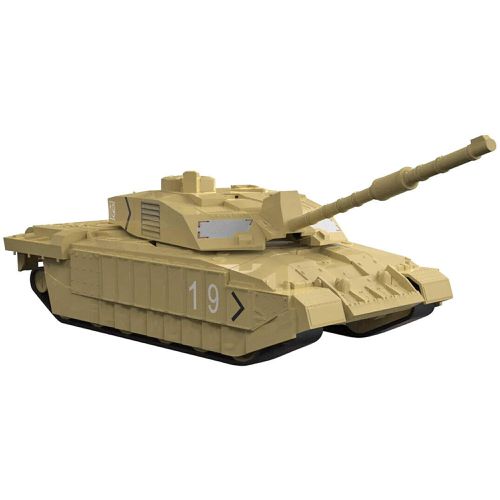 Skill 1 Model Tank Kit - Challenger Tank Desert Snap Together - Airfix Quickbuild - Modalova