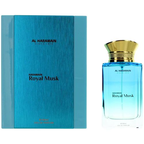 Unisex Eau De Parfum Spray - Royal Musk Captivating Aroma, 3.4 oz - Al Haramain - Modalova