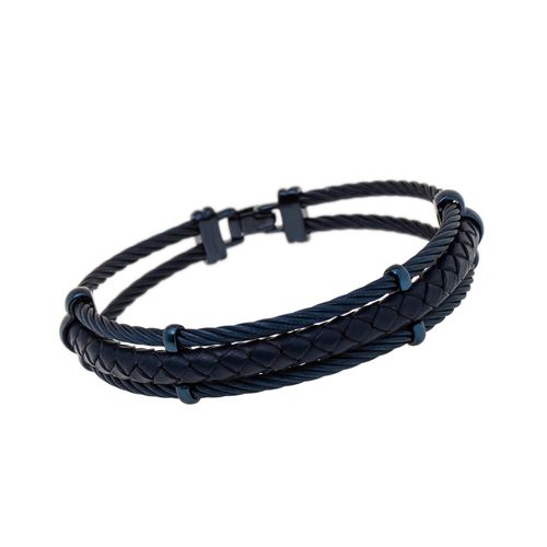Stainless Steel Layered Bracelet 04-24-BL21-00 - Alor - Modalova