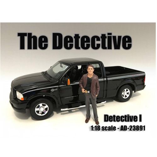 Figure - The Detective #1 For 1:18 Scale Models Blister Pack - American Diorama - Modalova