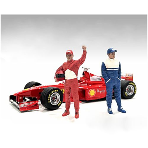 Figures A and B Set - Racing Legends 90's for 1/18 Scale Models - American Diorama - Modalova