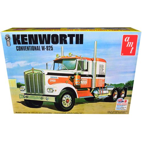 Scale Model Kit - Skill 3 Kenworth Conventional W-925 Tractor Vinyl Tires - AMT - Modalova