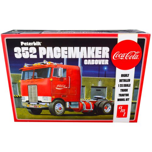 Scale Model Kit - Skill 3 Peterbilt 352 Pacemaker Cabover Truck Coca-Cola - AMT - Modalova