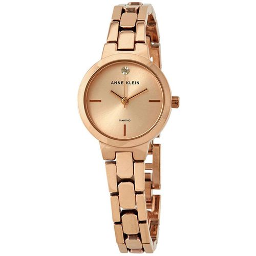Women's Bracelet Watch - Diamond Rose Gold Tone Dial / 3234RGRG - Anne Klein - Modalova