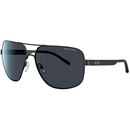 Men's Sunglasses - Black Frame Polycarbonate Lens / AX2030S 606387 - Armani Exchange - Modalova