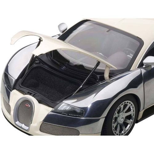 Scale Car Bugatti EB Veyron Centenaire White Hermann Zu Leiningen - Autoart - Modalova