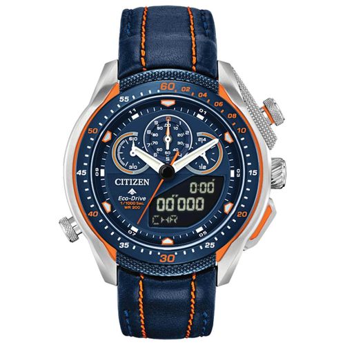 Men's Eco Drive Watch - Promaster SST Orange and Blue Strap / JW0139-05L - Citizen - Modalova