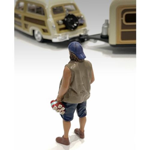 Figure 2 - Campers Poly-Resin Material for 1/18 Scale Models - American Diorama - Modalova
