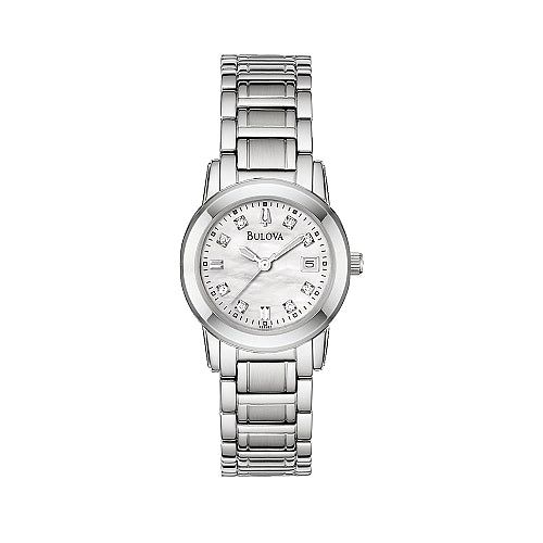 Bulova Women's Diamond Watch 96P107 - Bulova - Modalova
