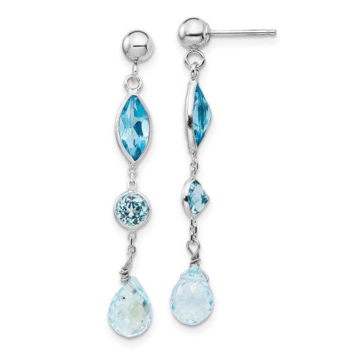 K WG Blue Topaz Post Earrings - Jewelry - Modalova
