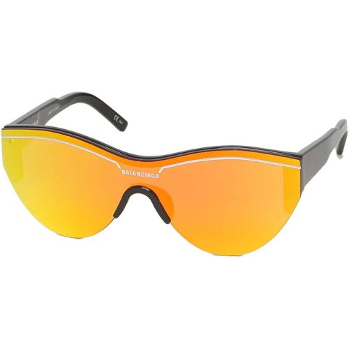 Unisex Sunglasses - Shiny Black Shield Frame / BB0004SA 008 - Balenciaga - Modalova