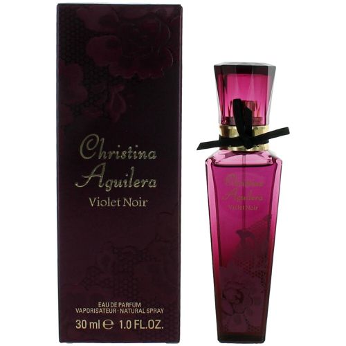 Women's Eau De Parfum Spray - Violet Noir Floral Fragrance, 1oz - Christina Aguilera - Modalova