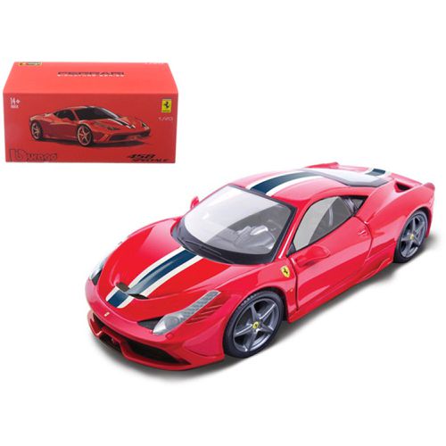 Diecast Car - Signature Series Ferrari 458 Speciale Rubber Tires - Bburago - Modalova