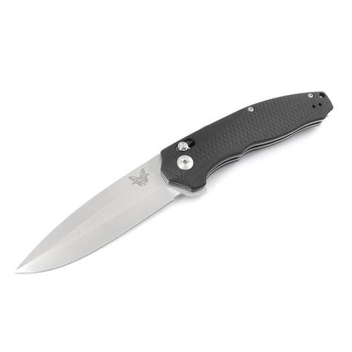 Folding Knife - Vector Axis Assisted Plain Edge Blade Black G10 Handle / 495 - Benchmade - Modalova
