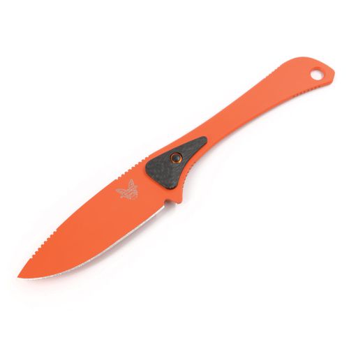 Knife - Altitude Orange Handle Drop Point Fixed Steel Blade / 15200ORG - Benchmade - Modalova