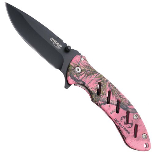 Knife - Brisk 1.0 Realtree Edge Pink Camo Frame Lock Folding / BS61506 - Bear & Son - Modalova