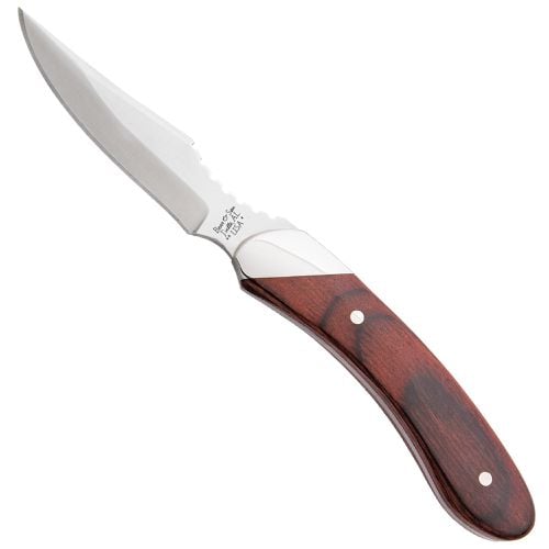 Knife - Rosewood Caper with Leather Sheath Steel Blade, 6.75 inch / BS2009R - Bear & Son - Modalova