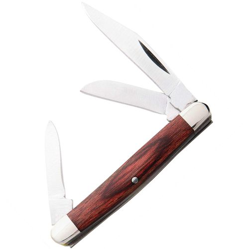 Knife - Rosewood Small Stockman Stainless Steel Blade, 4-7/8? / BS233R - Bear & Son - Modalova