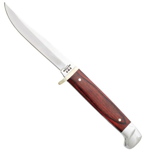 Small Hunter - Rosewood Leather Sheath Stainless Steel Blade / BS263R - Bear & Son - Modalova