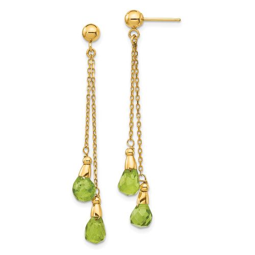 K Peridot Dangle Earrings - Jewelry - Modalova