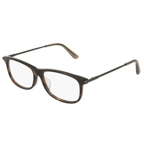 Men's Eyeglasses - Rectangular Full Rim / BV0187OA 002 - Bottega Veneta - Modalova