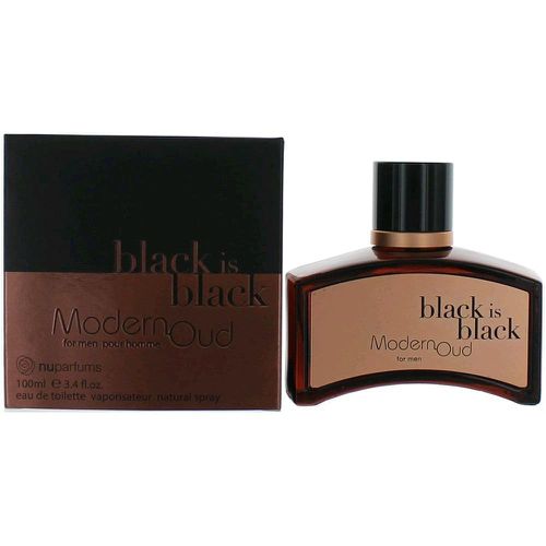 Black is Black Modern Oud by , 3.4 oz Eau De Toilette Spray for Men - Nuparfums - Modalova