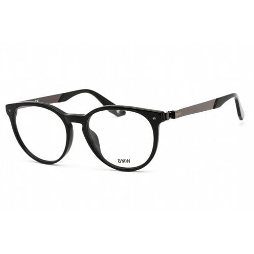 Unisex Eyeglasses - Clear Lens Full Rim Shiny Black Round Frame / BW5003-H 001 - BMW - Modalova