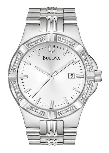 E107 Men's Diamond Odilon Watch - Bulova - Modalova