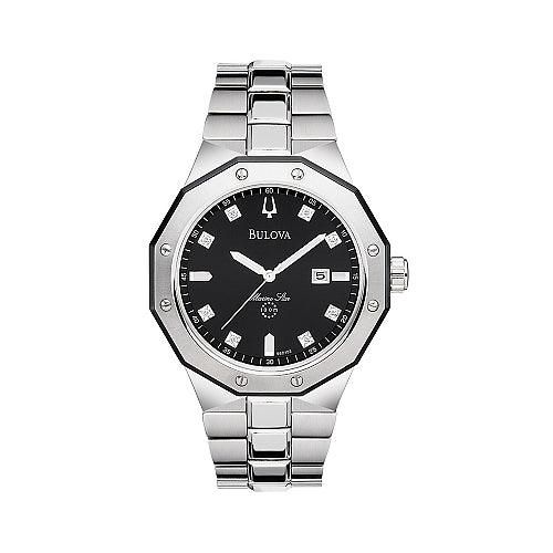 Men's Marine Star Diamond Watch 98D103 - Bulova - Modalova