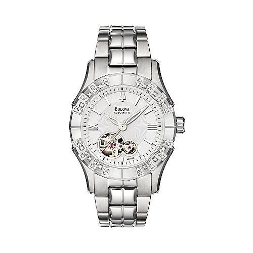 Women's Diamond Automatic BVA Series 140 Watch 96R123 - Bulova - Modalova